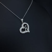 Thumbnail for Letter H Heart Necklace