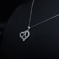 Thumbnail for Letter A Heart Necklace