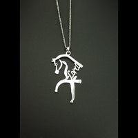 Thumbnail for 925 Silver Horse With Name Car Hanging