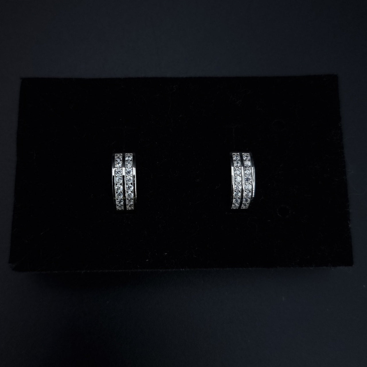 Clear Stones Hoop Earring SLPER0159