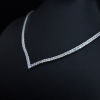 Thumbnail for Clear Stones Tennis Necklace