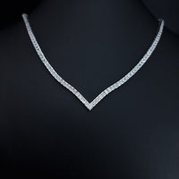 Thumbnail for Clear Stones Tennis Necklace