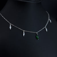 Thumbnail for Green Zircon Stones Chocker