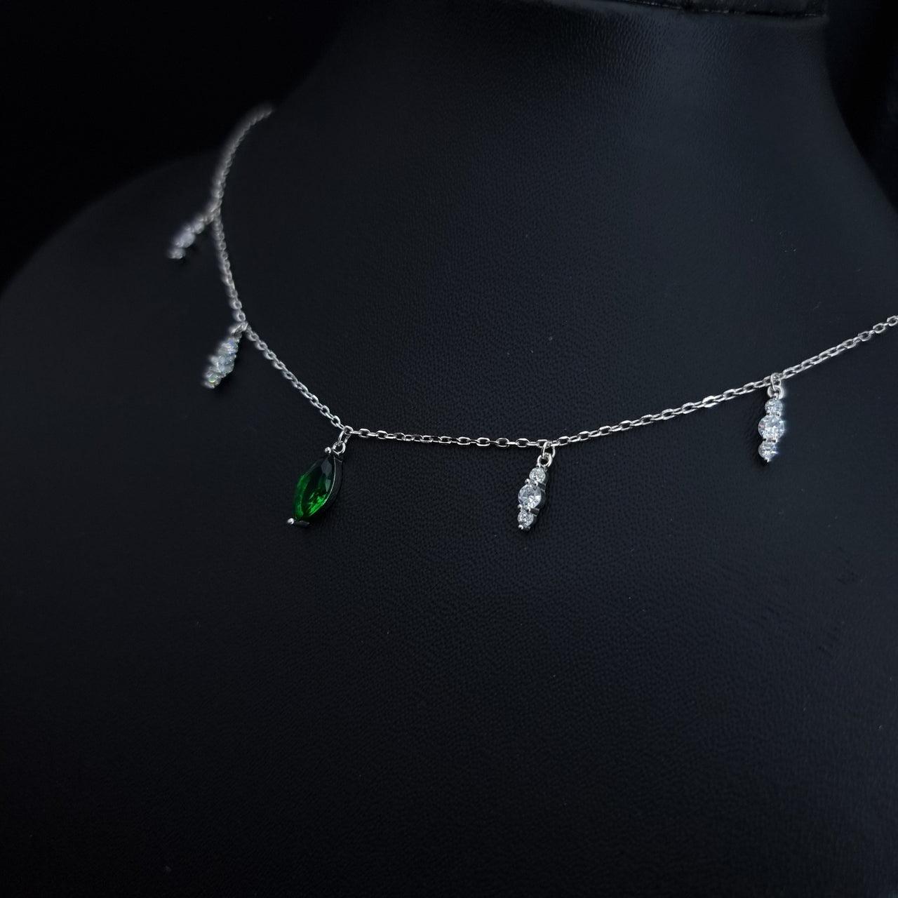 Green Zircon Stones Chocker