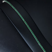Thumbnail for Green Zircon Stones Tennis Bracelet