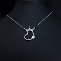 Thumbnail for Heart And Crown Necklace