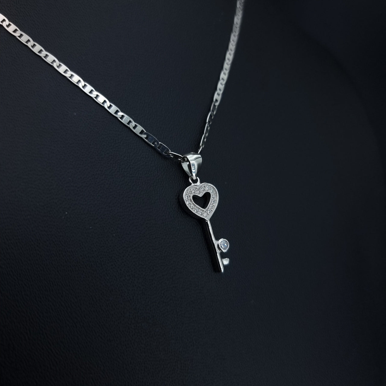 Heart Key Necklace