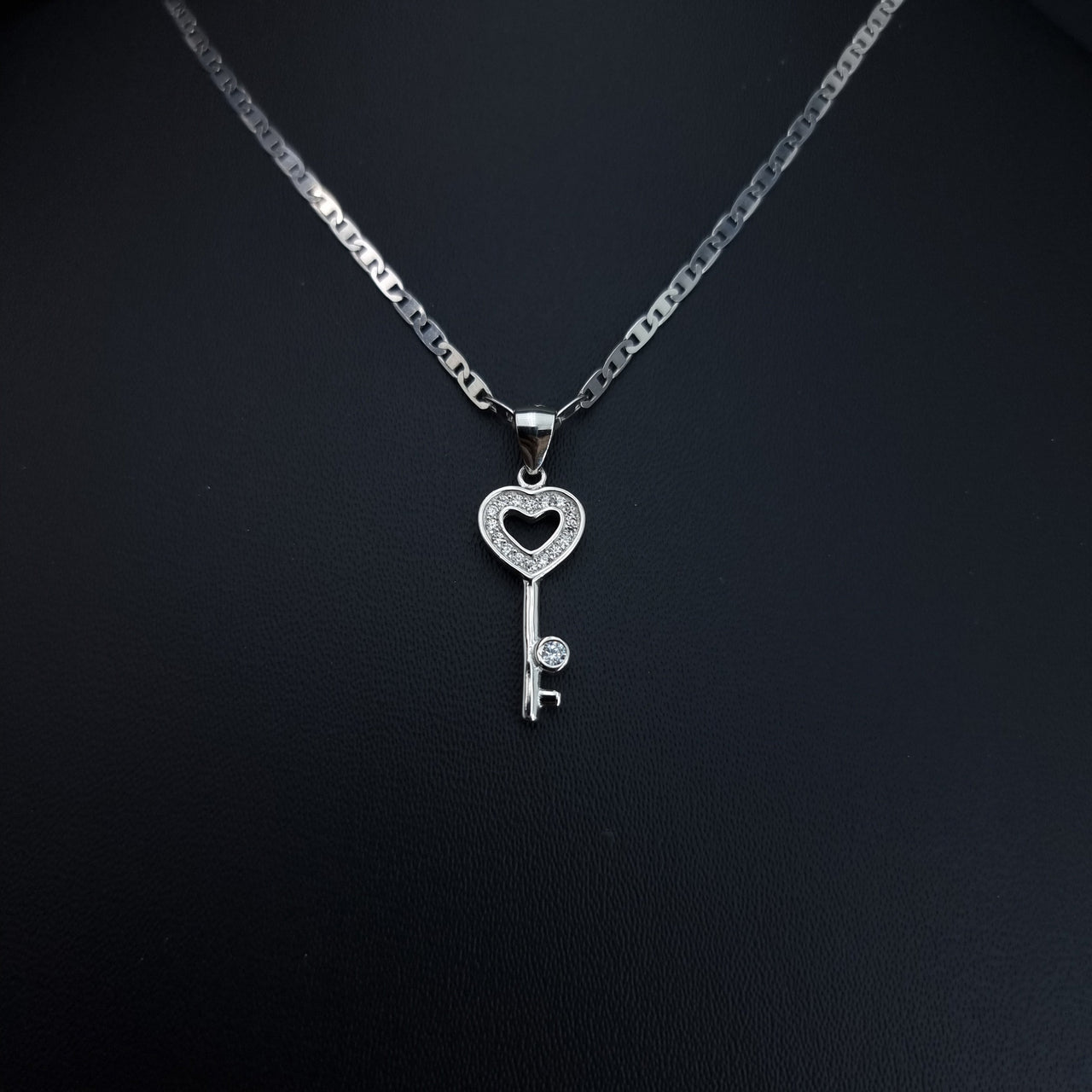 Heart Key Necklace