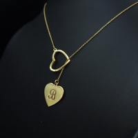 Thumbnail for 925 Silver - Personalised Sliding Hearts Necklace