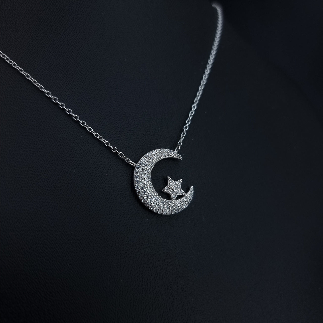 Moon And Star Necklace