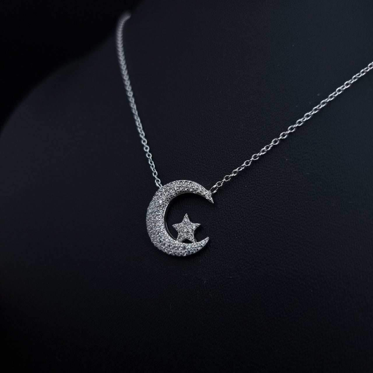 Moon And Star Necklace