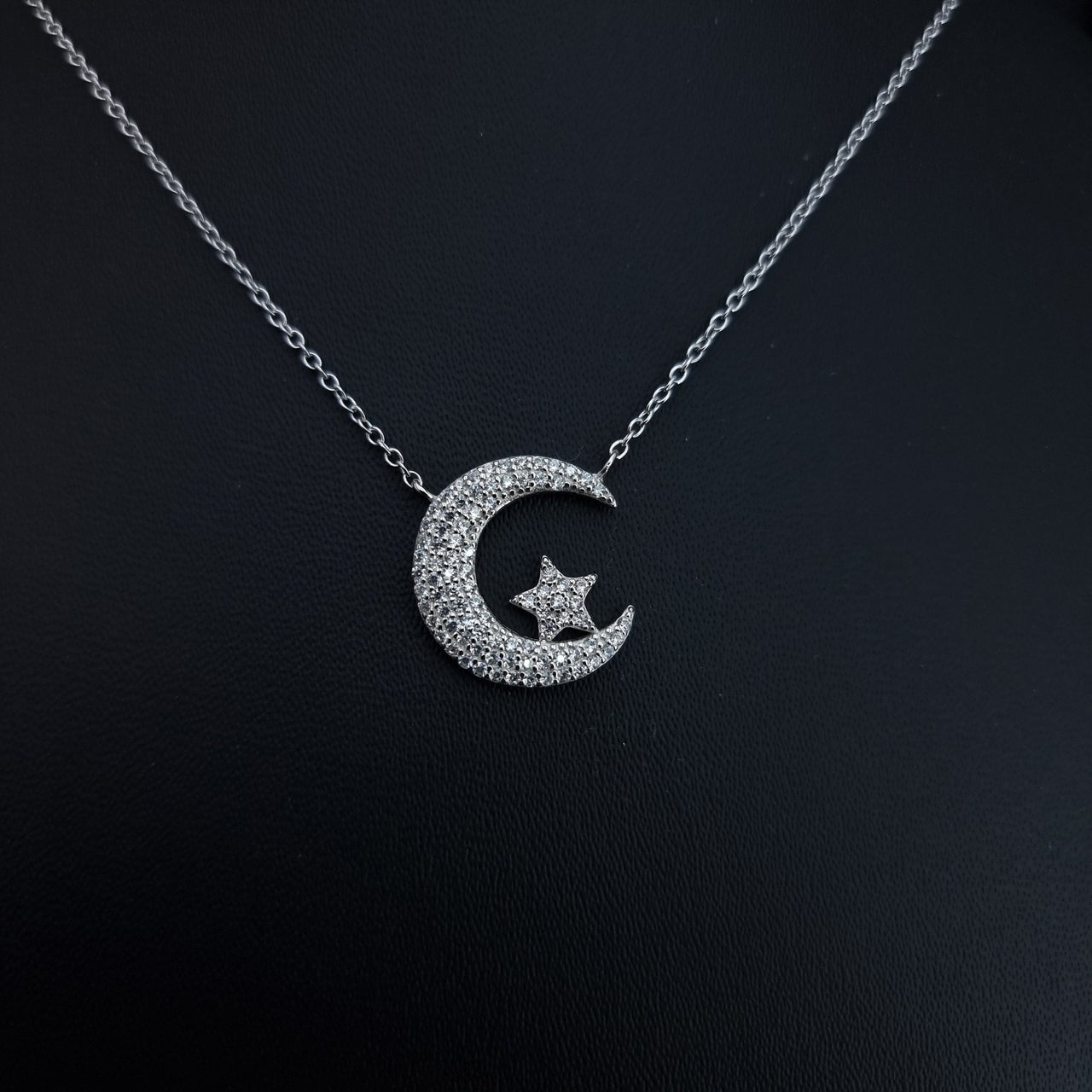 Moon And Star Necklace