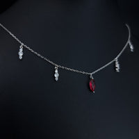 Thumbnail for Red Zircon Stones Chocker