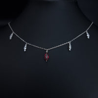Thumbnail for Red Zircon Stones Chocker