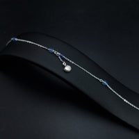 Thumbnail for Sea Shell And Light Blue Beads Anklet SLPAK0077