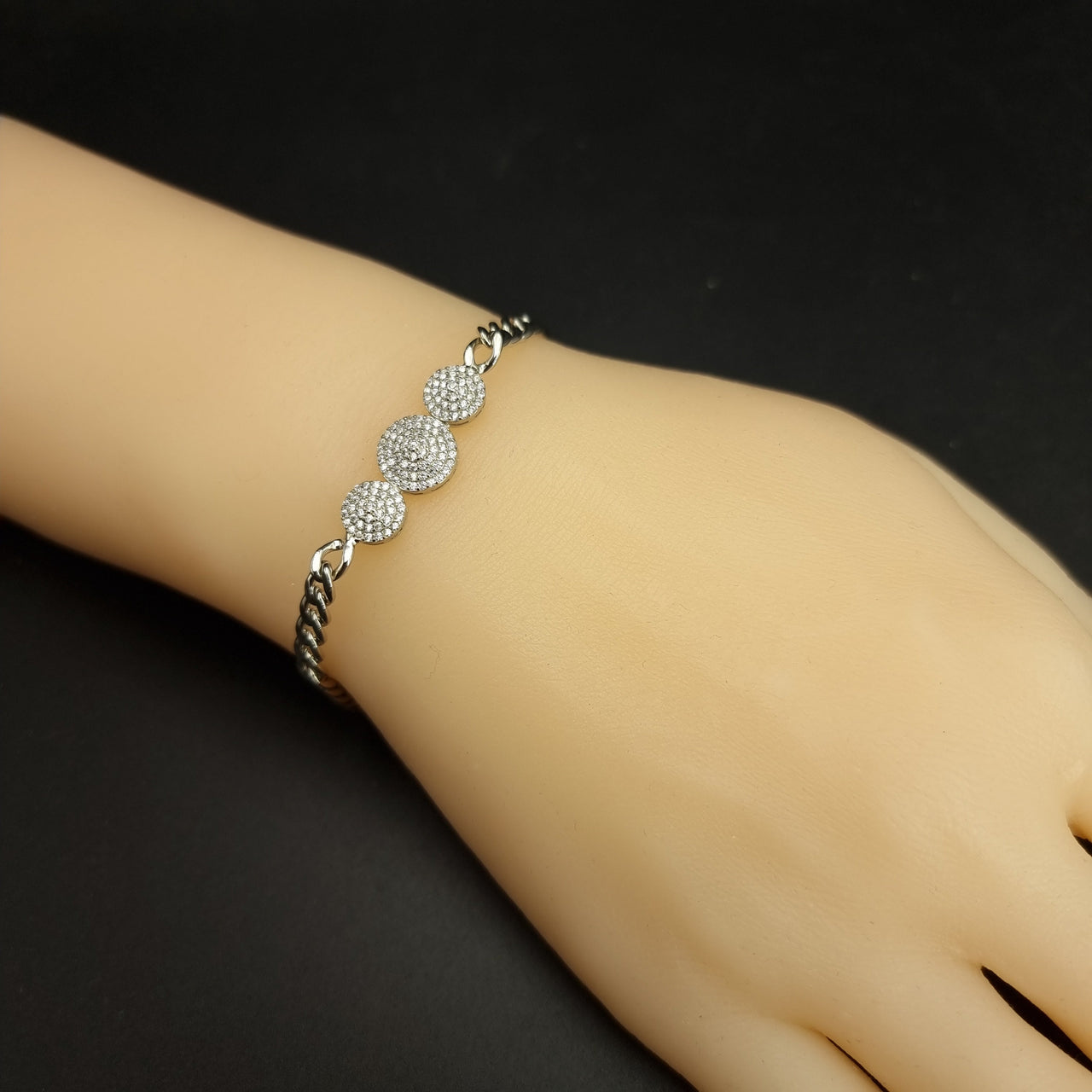 Trendy Clear Stones Bracelet 0191