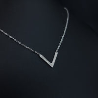 Thumbnail for Trendy Clear Stones Necklace SLPNK0279
