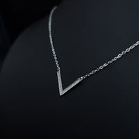 Thumbnail for Trendy Clear Stones Necklace SLPNK0279