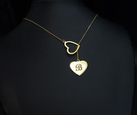 Thumbnail for 925 Silver - Personalised Sliding Hearts Necklace