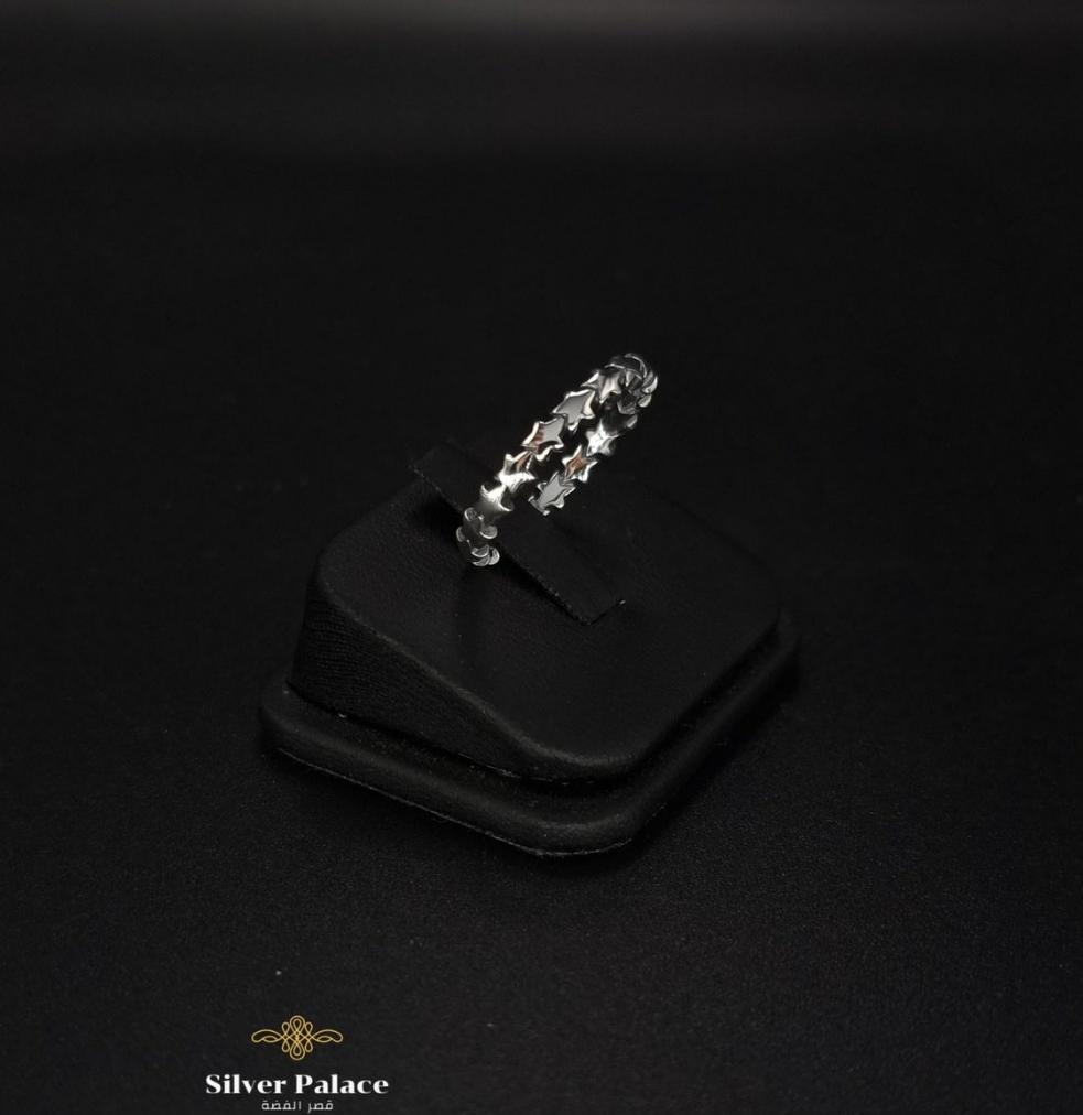 Stars line finger ring