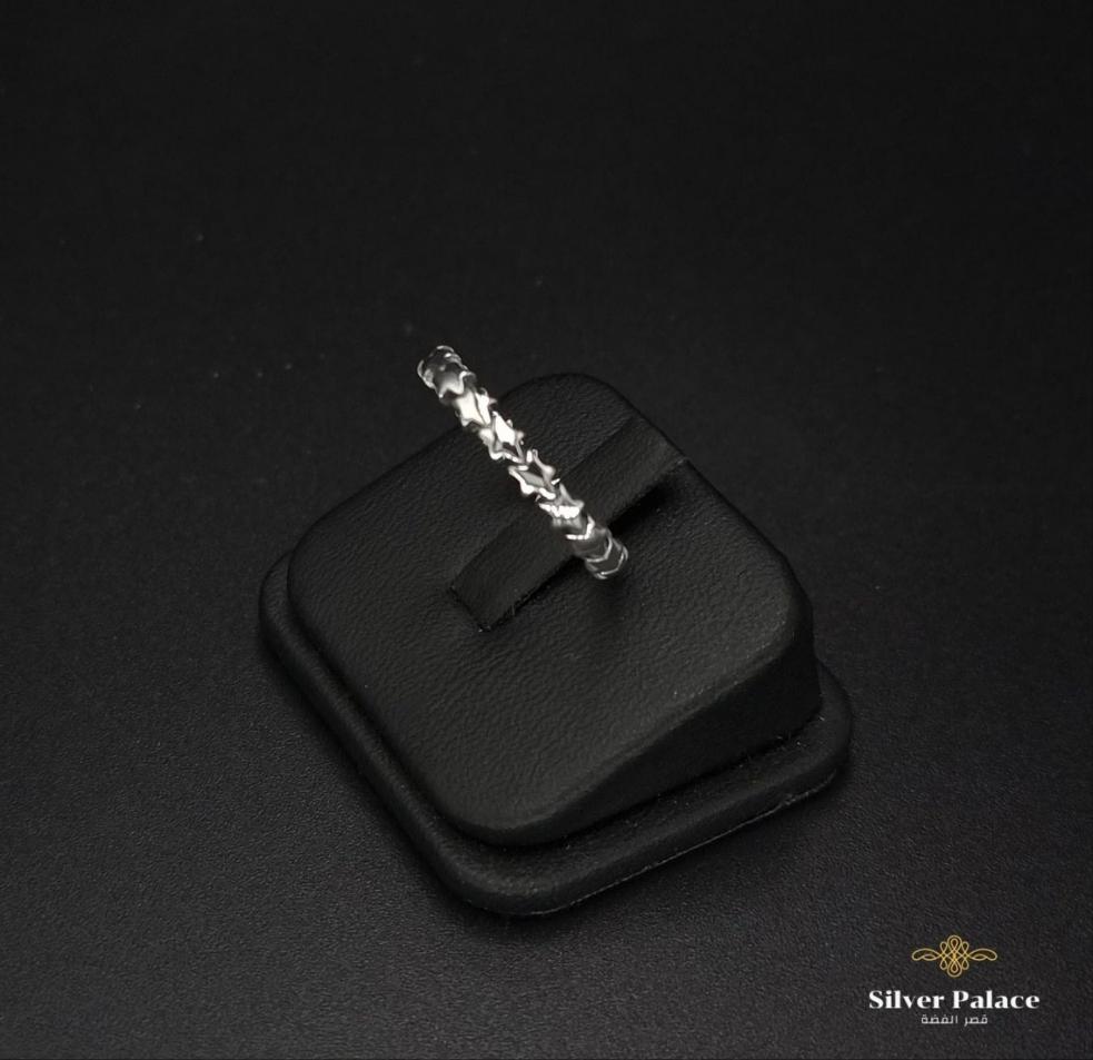 Stars line finger ring