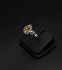 Thumbnail for Drop Shape Natural Citrine Stone Ring