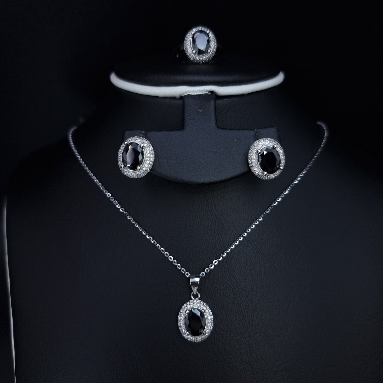 Black Zircon Stones Set SLPST0171