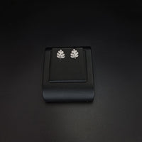 Thumbnail for Clear Stones Tree Leaf Stud Earring