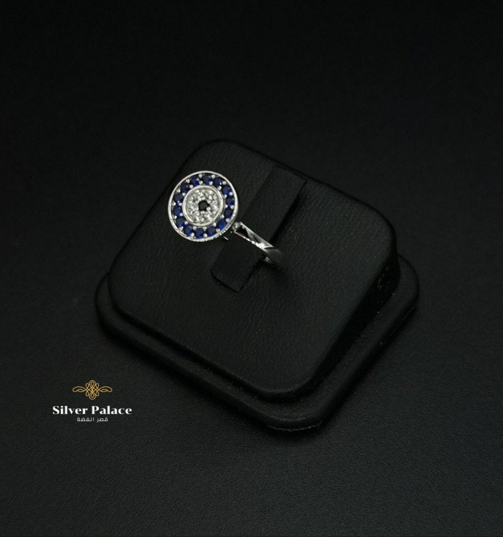 Dark Blue Stones Ring