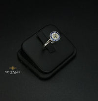 Thumbnail for Dark Blue snd Yellow Stones Ring