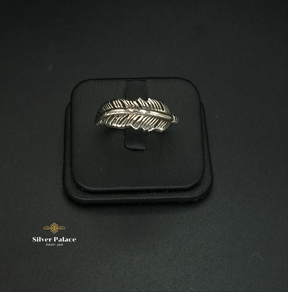 Feather Silver Ring