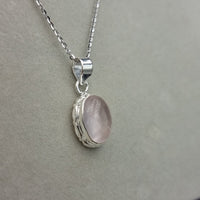 Thumbnail for Natural Rose Quartz Stones Half Set