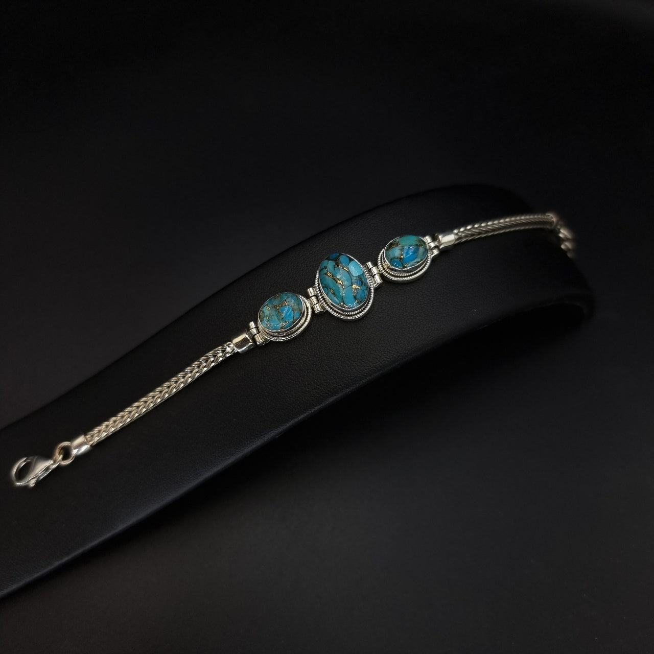 Natural Turquoise Stones Bracelet