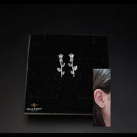 Thumbnail for Rose Flower Long Earrings