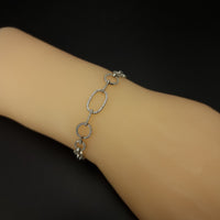 Thumbnail for Sliding Lock Clear Stones Trendy Bracelet