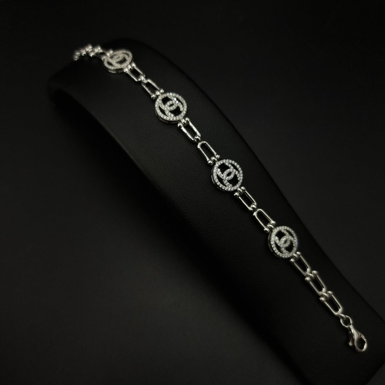 Trendy Clear Stones Bracelet SLPBR0171