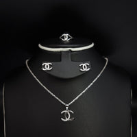 Thumbnail for Trendy Clear Zircon Stones Set SLPST0142