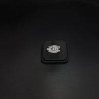 Thumbnail for Twin Wedding Ring With Zircon Stones