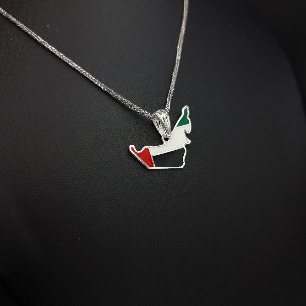 UAE Map Necklace
