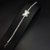 Thumbnail for White Shell Butterfly Tennis Bracelet