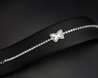 Thumbnail for White Shell Butterfly Tennis Bracelet