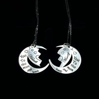 Thumbnail for 925 Silver - Handmade Personalised Couple twin necklace