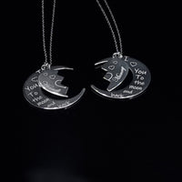 Thumbnail for 925 Silver - Handmade Personalised Couple twin necklace
