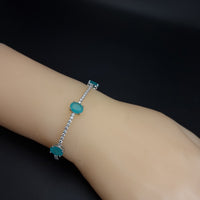 Thumbnail for Aquamrine Zircon Stones Bracelet