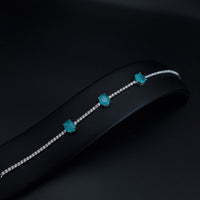 Thumbnail for Aquamrine Zircon Stones Bracelet