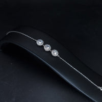 Thumbnail for Clear Circular Zircon Stones Bracelet
