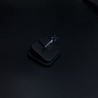 Thumbnail for Dark Blue Zircon Stone RingSLPRG0155