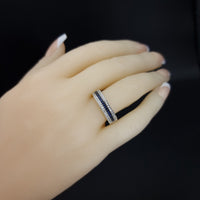Thumbnail for Dark Blue Zircon Stones Ring SLPRG0151