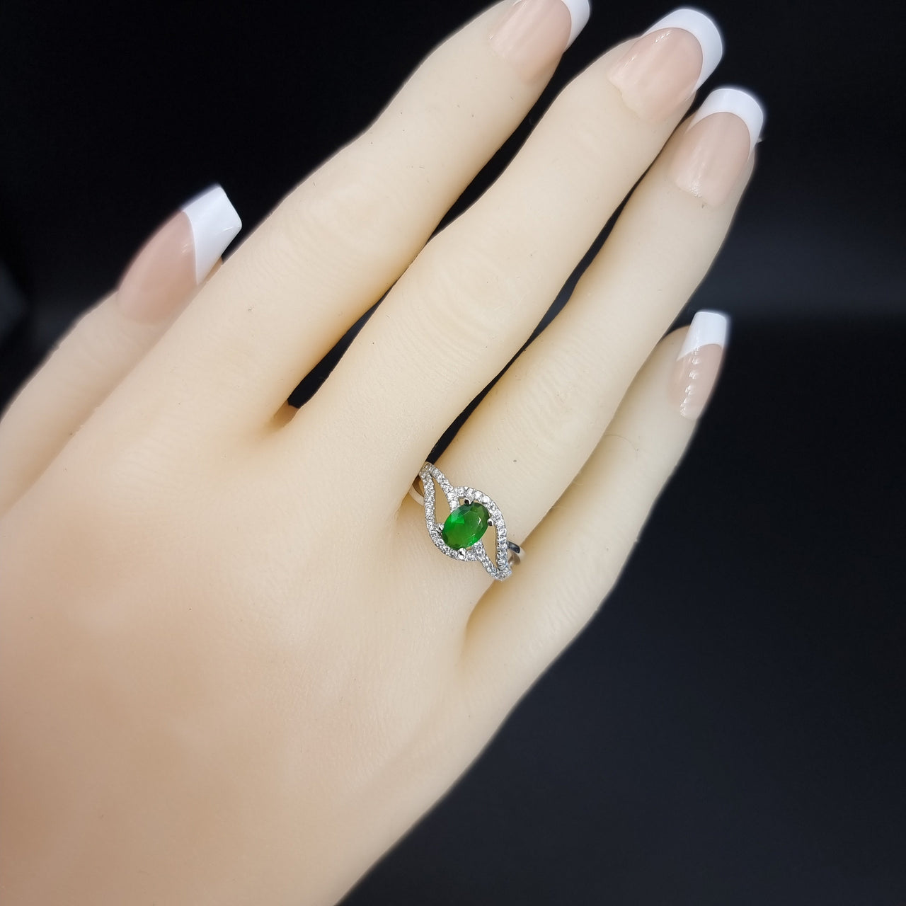 Green Zircon Stone Ring SLPRG0141