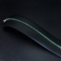 Thumbnail for Green Zircon Stones Tennis Bracelet